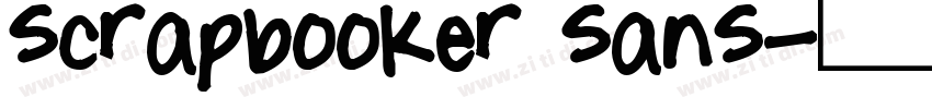 scrapbooker sans字体转换